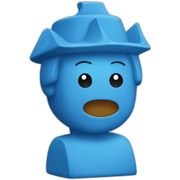 Blue meeple emoji