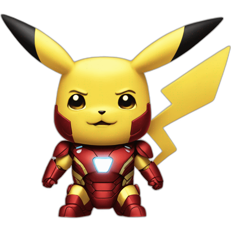 Iron man end pikachu emoji