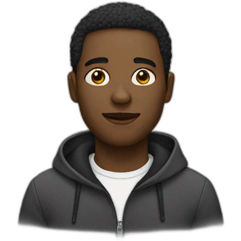 black man emoji