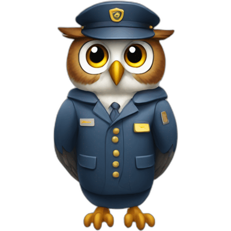 a owl postman emoji