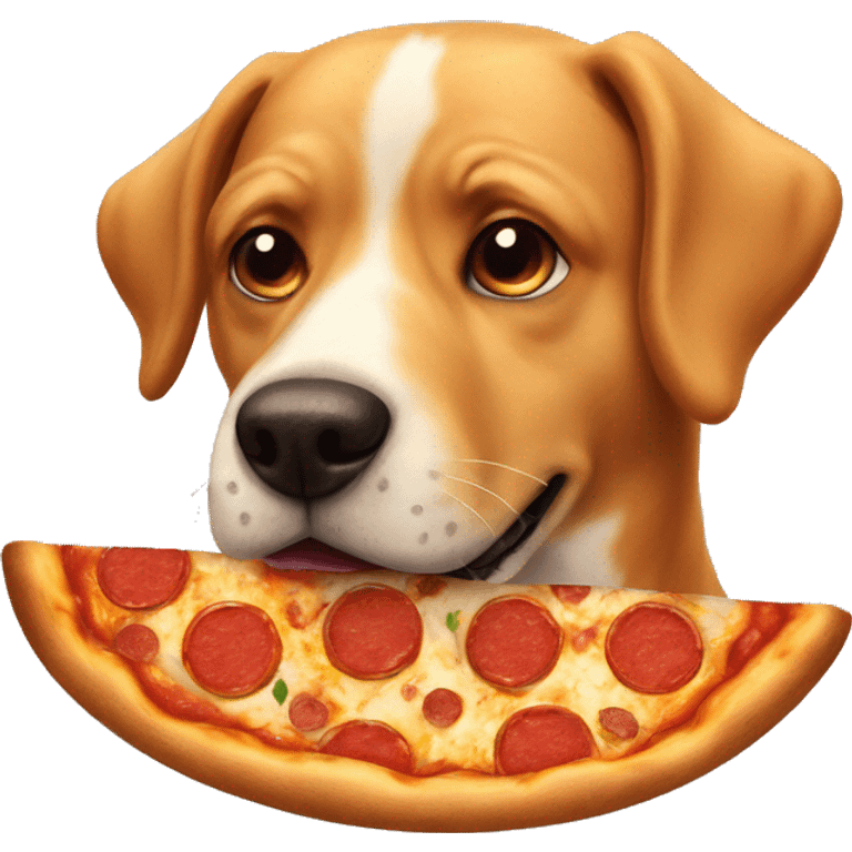 Pizza dog emoji