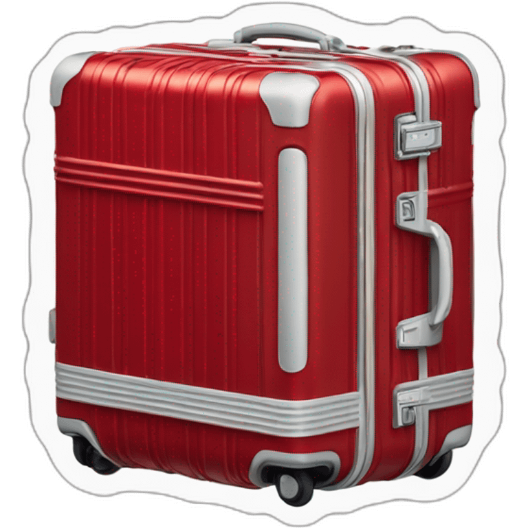 Rimowa red cabin emoji