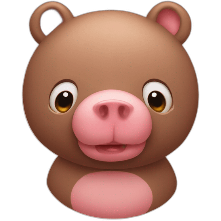 bear pig emoji