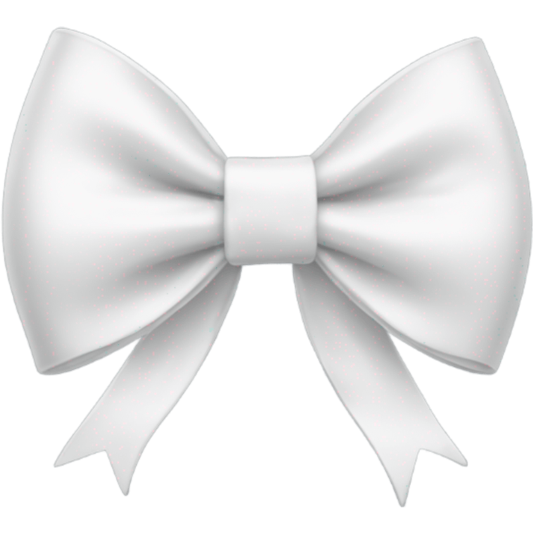 White bow  emoji