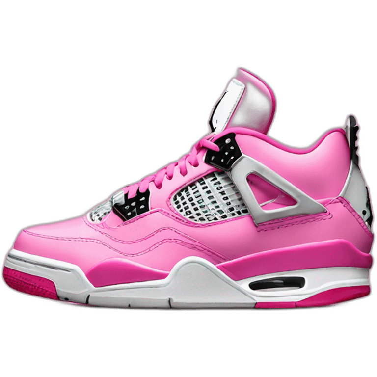 jordan 4 pink emoji