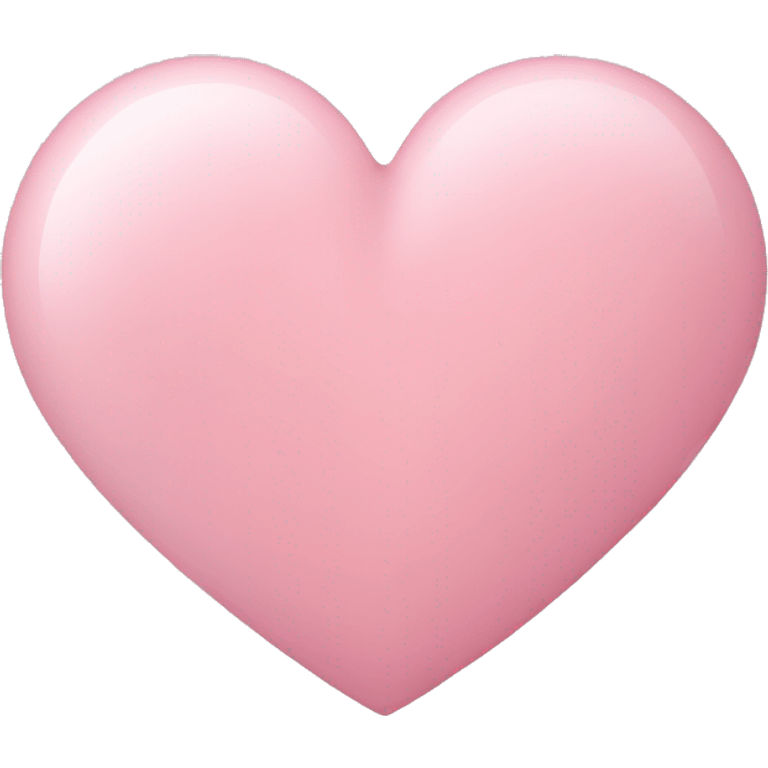 Light pink heart  emoji