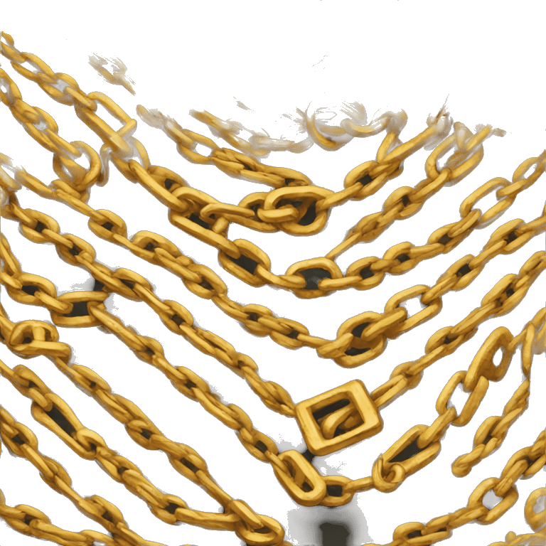 Golden chain  emoji