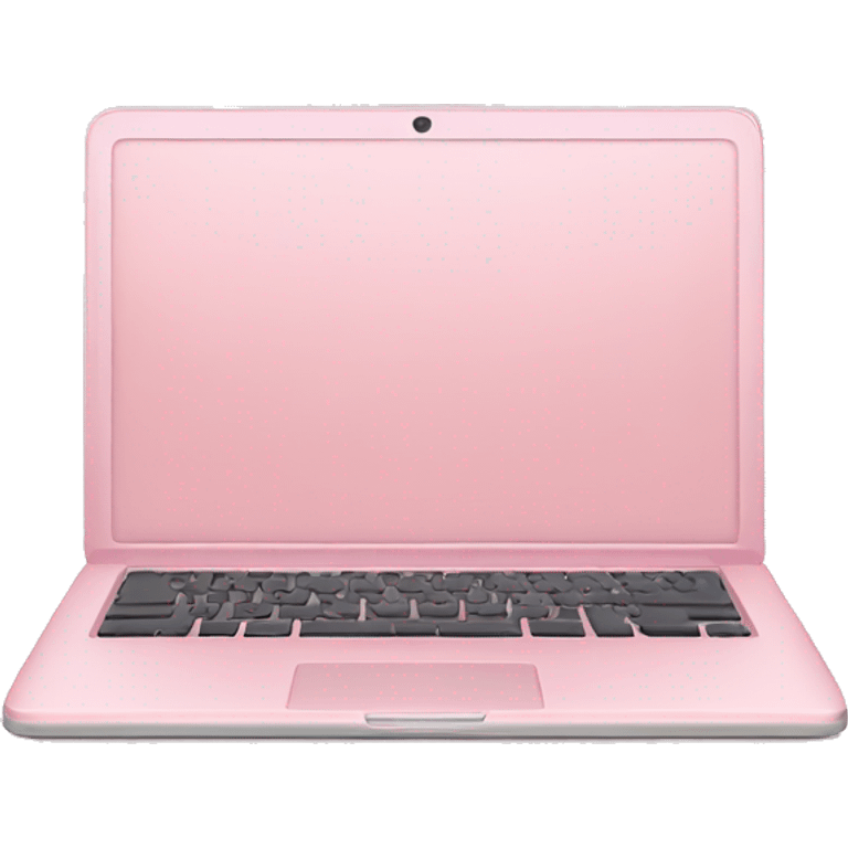 Light pink laptop emoji