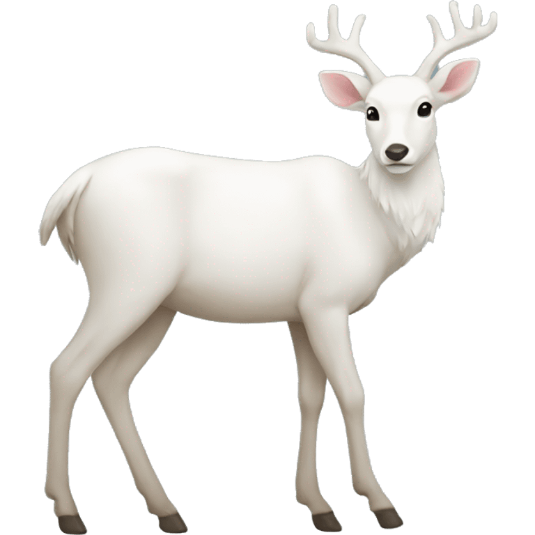 white deer emoji