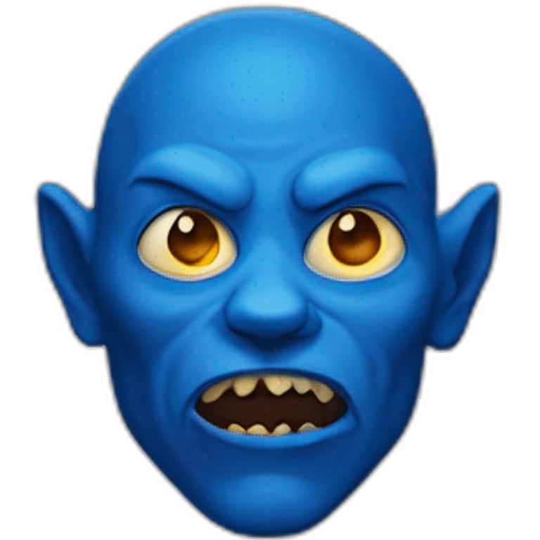 Blue boy demon emoji