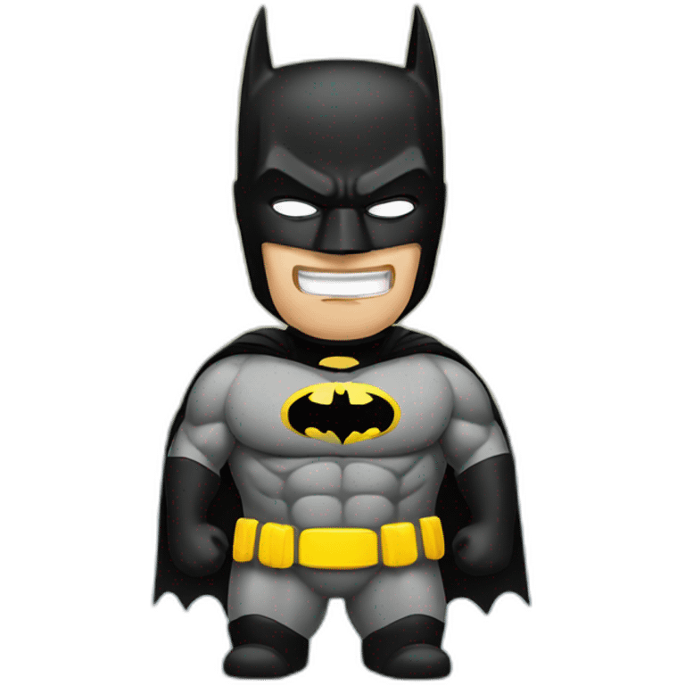 Batman in gym emoji