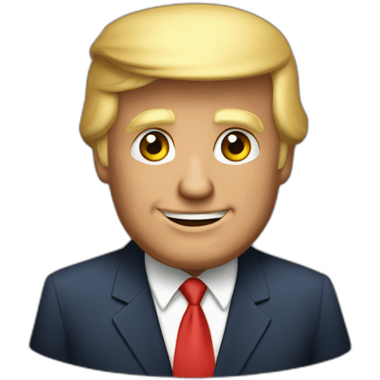 Donald trump fun emoji