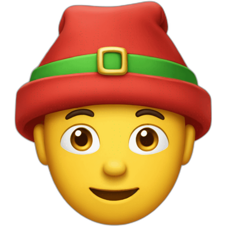 Gorro papá noel (solo el gorro) emoji