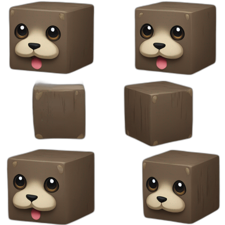 Loutre qui faiks cube emoji