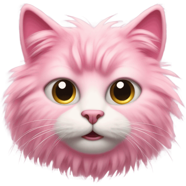 Pink cat emoji