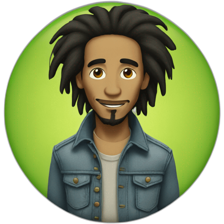 bob marley emoji