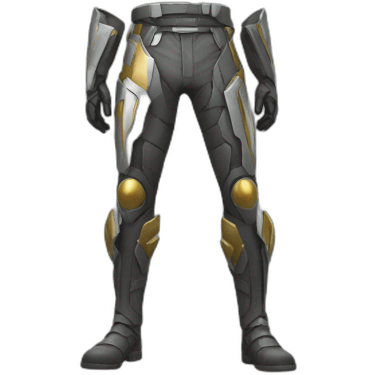 futuristic Galactic Vanguard armored Pants emoji