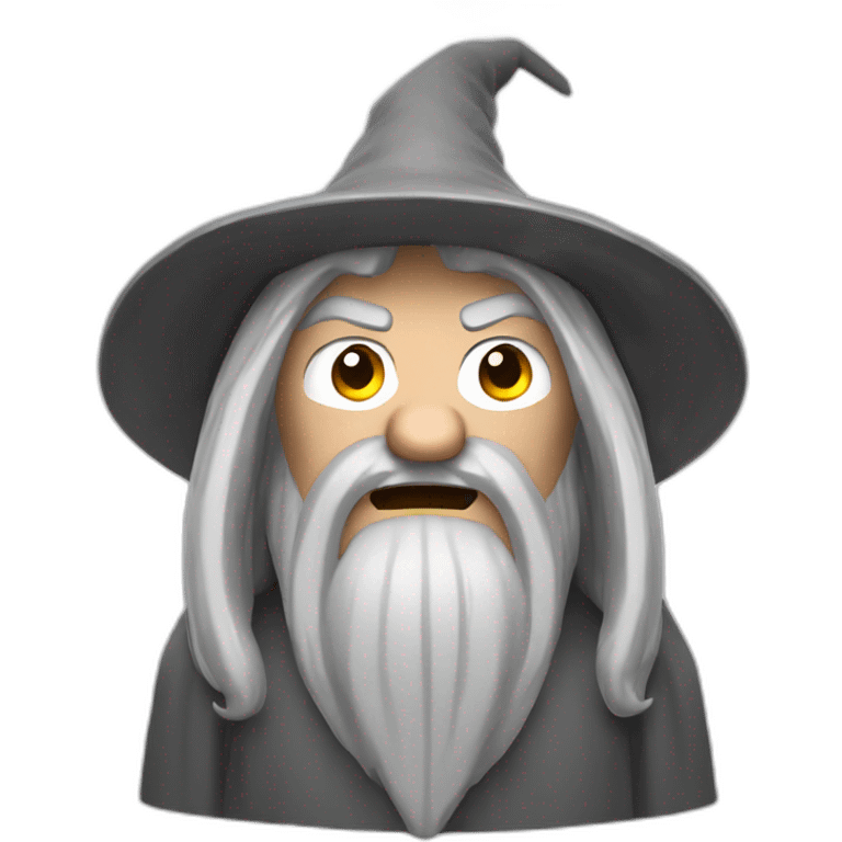 Angry gandalf emoji