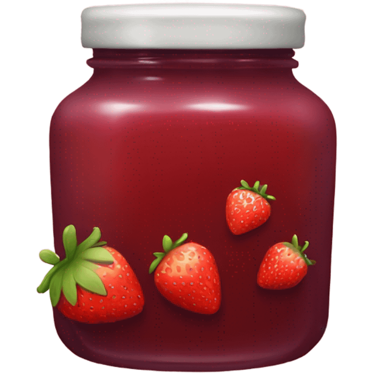 Strawberry jam emoji