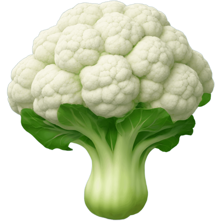 cauliflower looking in the mirror emoji