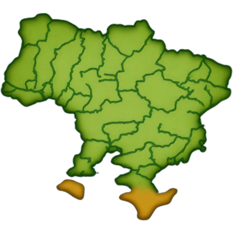 map of Ukraine emoji