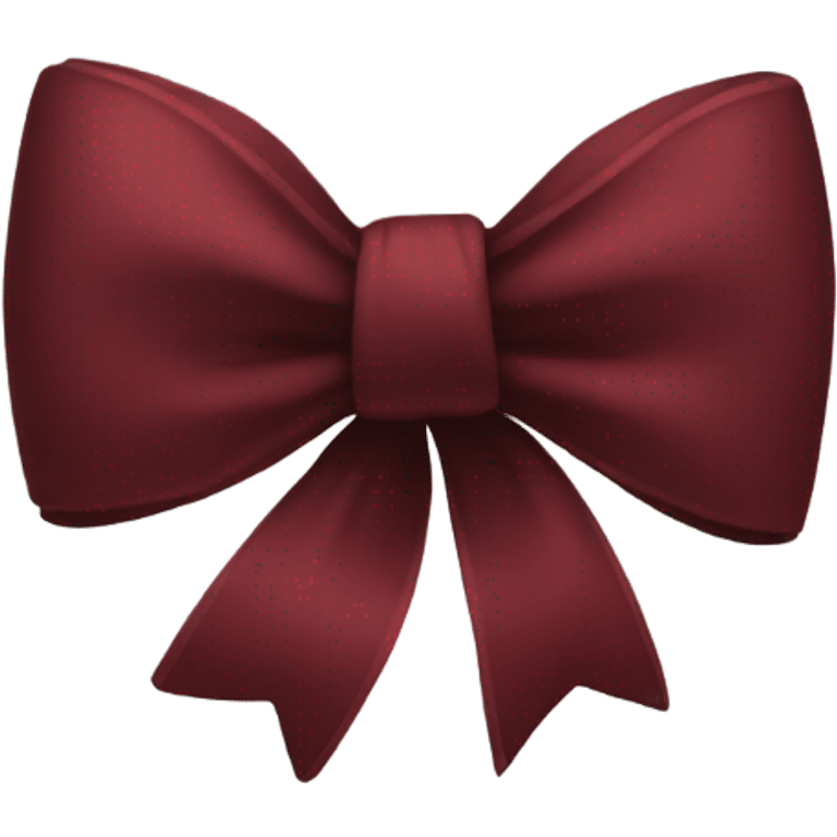 Dark Red bow emoji