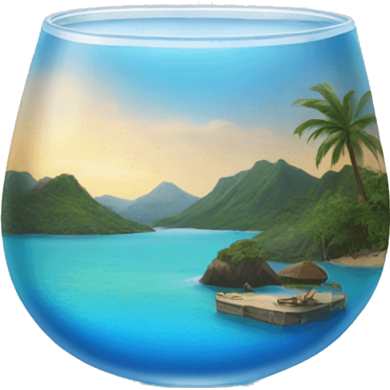 blue lagoon drink emoji