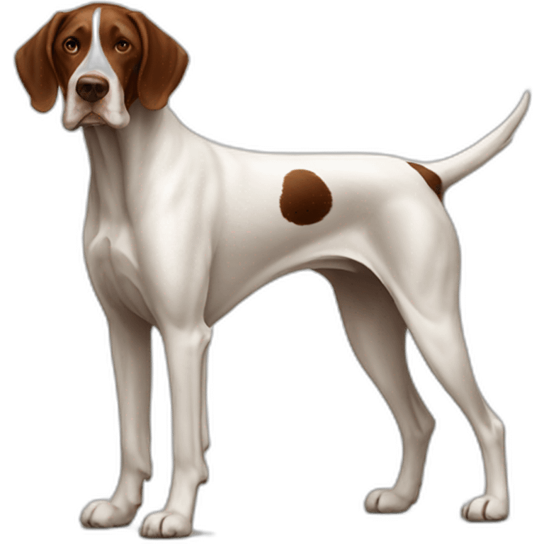 Portuguese Pointer full-body emoji