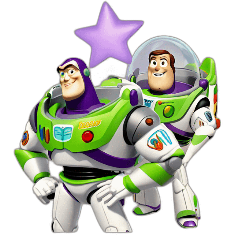 woody and buzz lightyear emoji