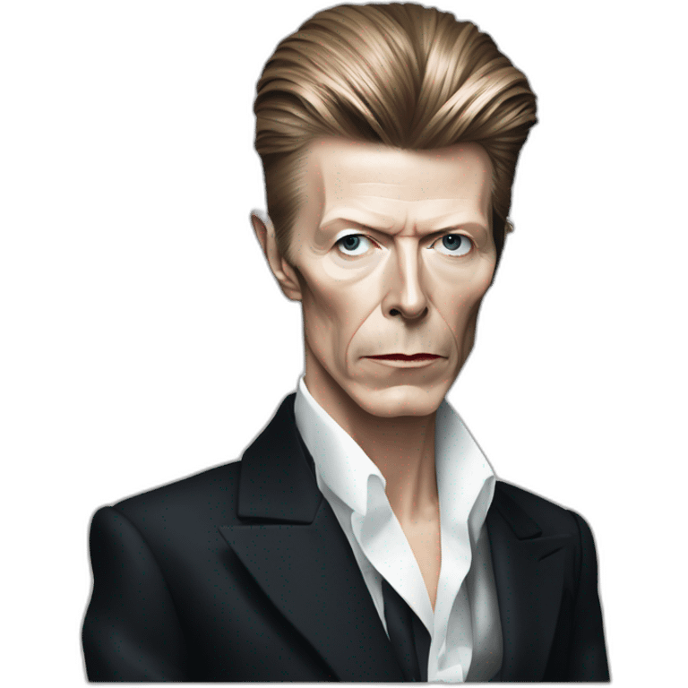 david bowie The Thin White Duke emoji