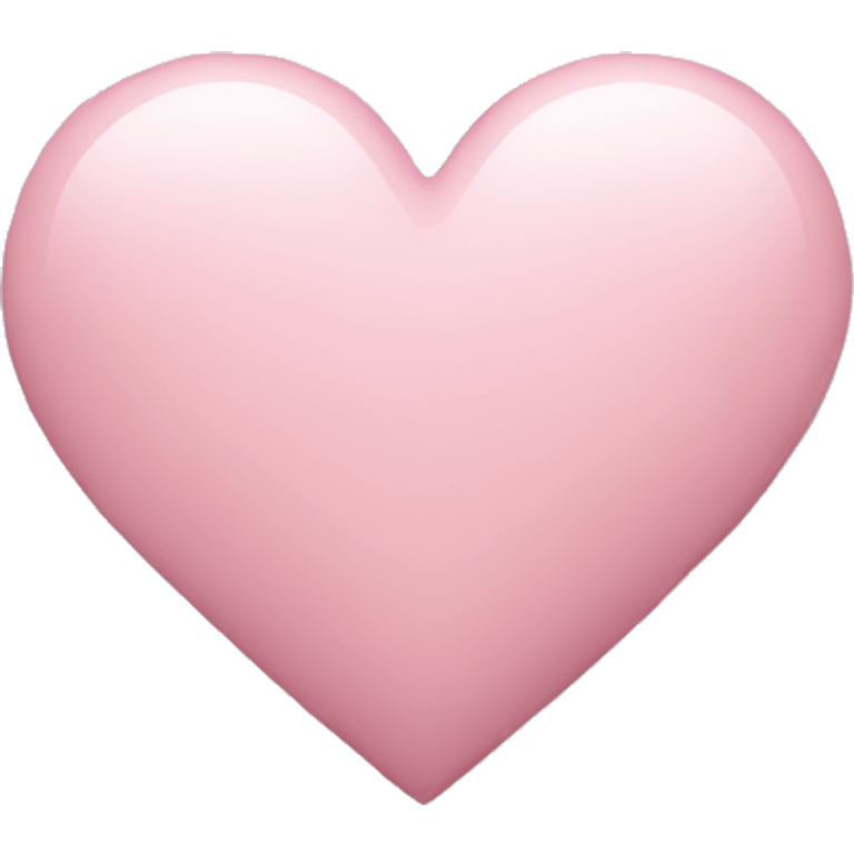 Light pink heart with clouds  emoji