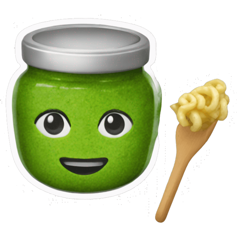 pesto soslu makarna emoji