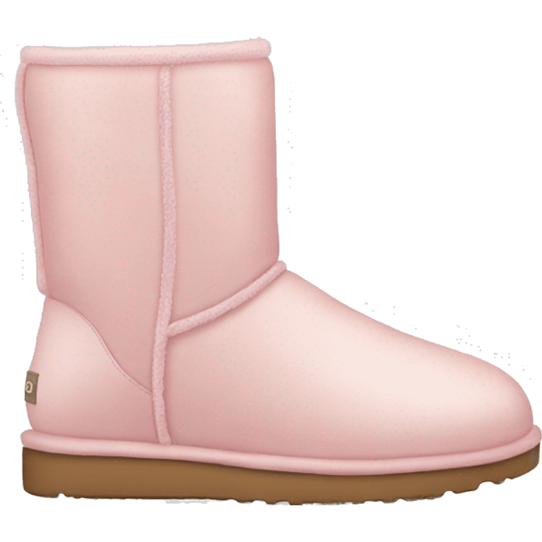 Pastel pink Ugg boots  emoji