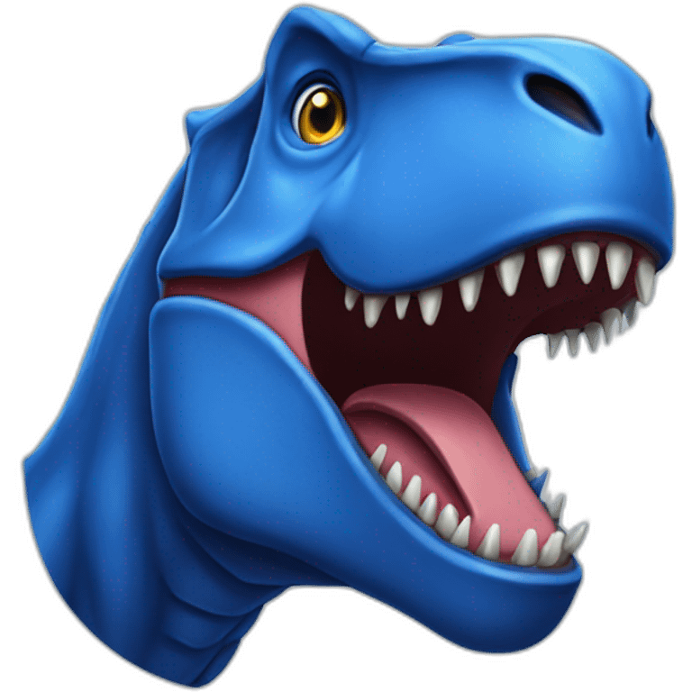 blue-t-rex-head emoji