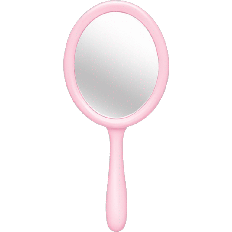 Light pink hand mirror emoji