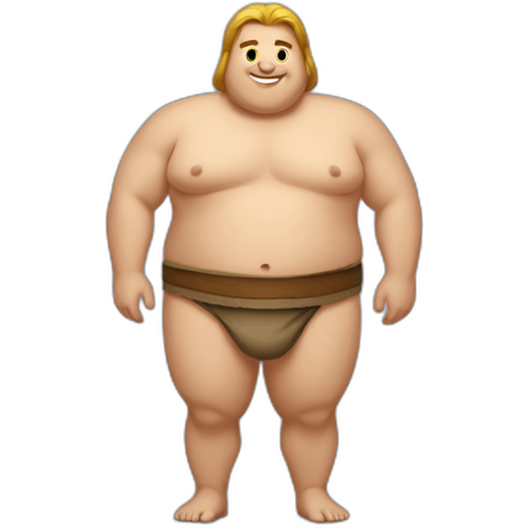 full-body-plump-beauty-in-loincloth emoji