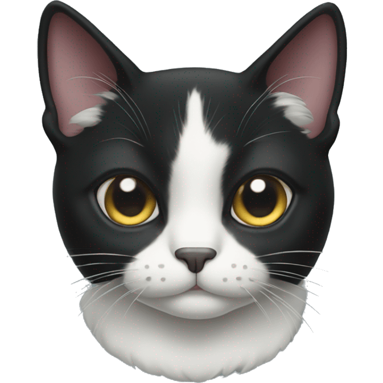 tuxedo cat face emoji