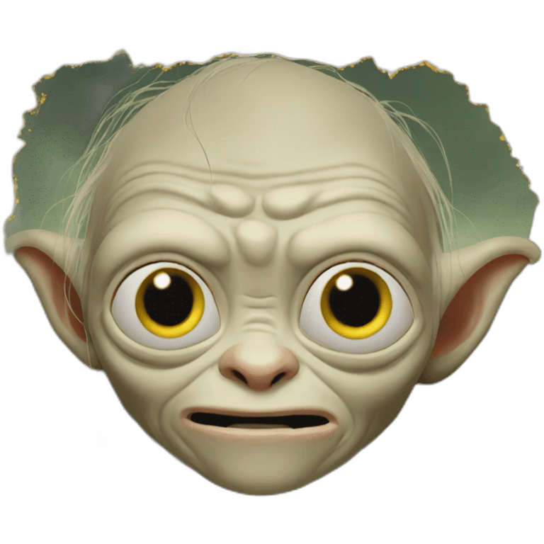 Gollum-reading-the-lord-of-the-rings emoji