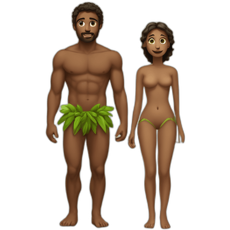 Adam and Eve emoji