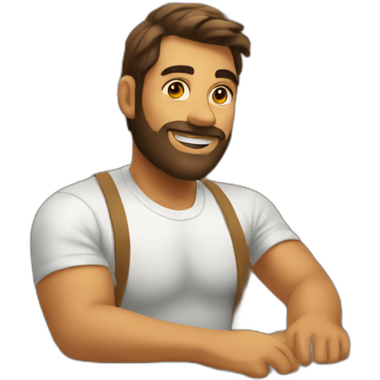 Programmer in the sauna emoji