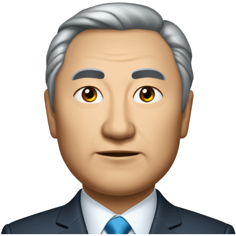 Nūrsūltan Nazarbaev President of Kazakhstan emoji