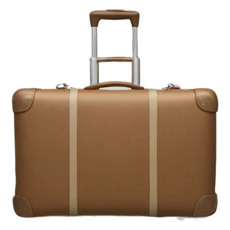 rainbow in the centre of blue Luggage  sticker