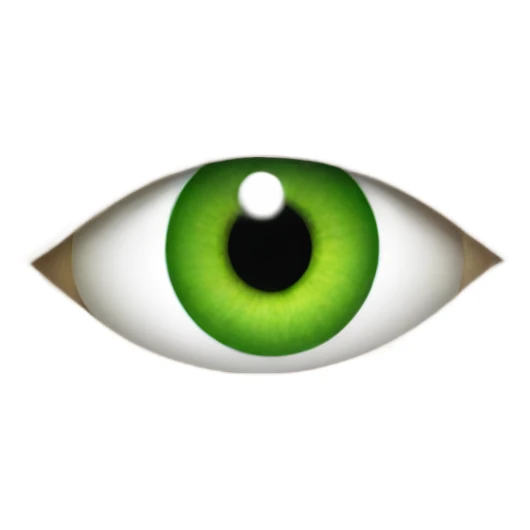 green eye sticker