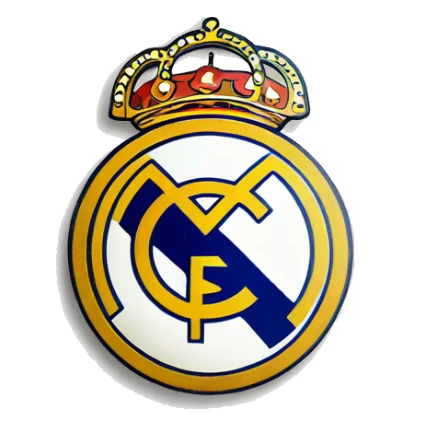 Real Madrid logo football club sticker