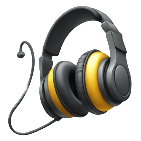 HEADPHONES WITH AIR sticker