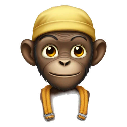 There's a pesky monkey sitting on my soul sticker