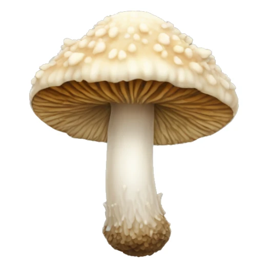 Hericium erinaceus mushroom sticker