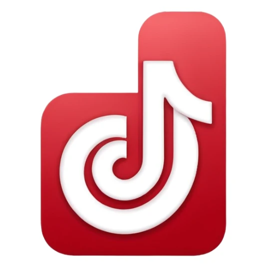 Tiktok logo emoji and original style sticker