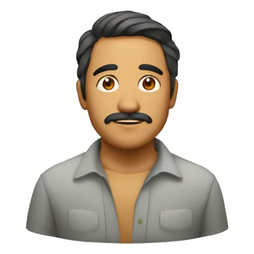 rostro de un espanto del llano venezolano sticker