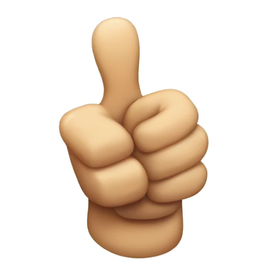 Thumbs up sticker